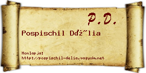 Pospischil Délia névjegykártya